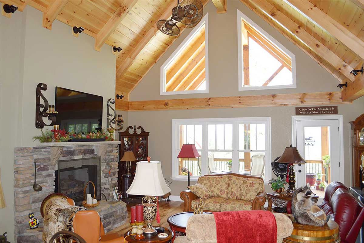 Plan 92310MX: Lake House Plan with Lower Level Boat Garage - 2120 Sq Ft - Image #9 - Cottage, Craftsman, Mountain, Rustic, Vacation