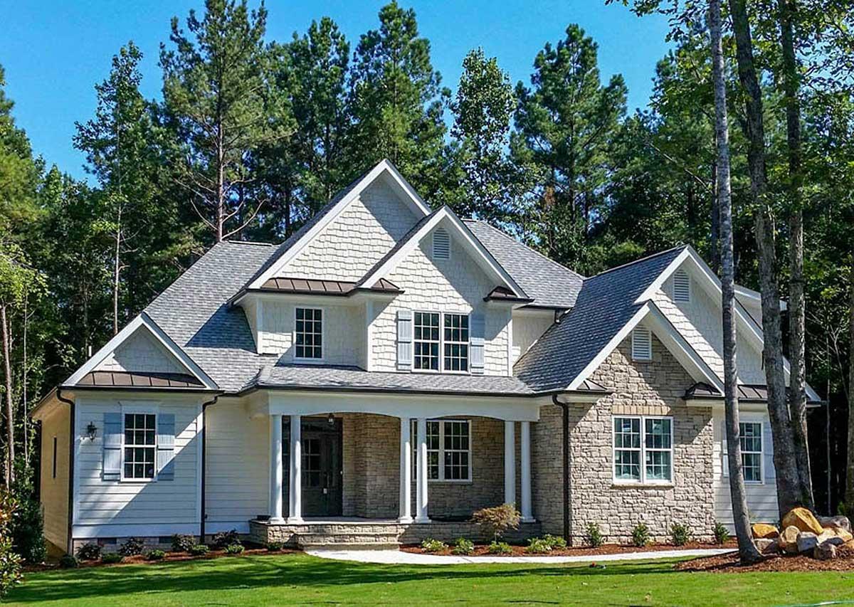 Plan 92313MX: 3 Bed House Plan with Country Kitchen and Optional Finished Lower Level - 2450 Sq Ft - Image #4 - Country, Craftsman, Traditional