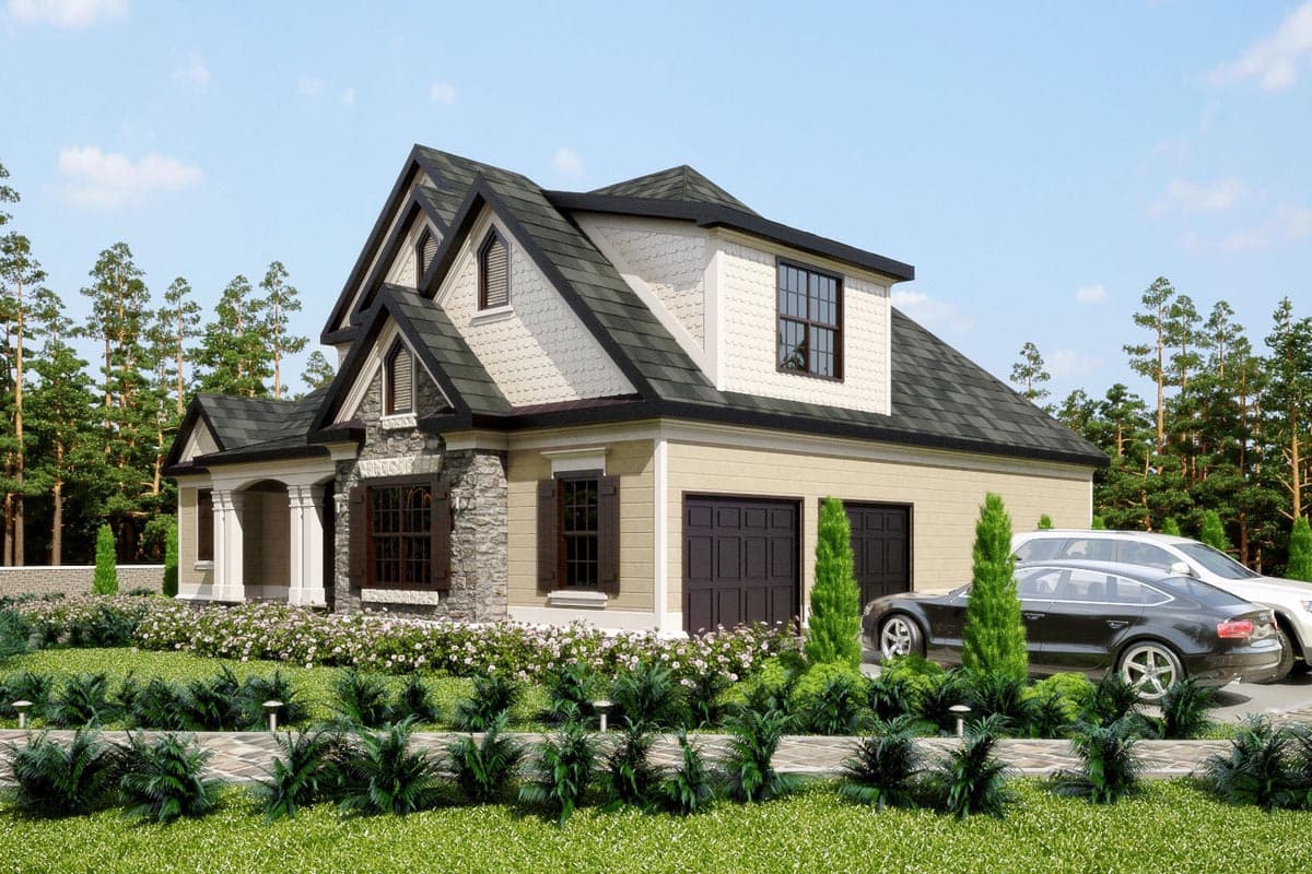 Plan 92313MX: 3 Bed House Plan with Country Kitchen and Optional Finished Lower Level - 2450 Sq Ft - Image #6 - Country, Craftsman, Traditional