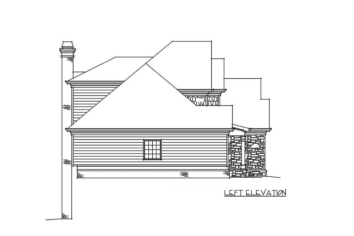 Plan 92313MX: 3 Bed House Plan with Country Kitchen and Optional Finished Lower Level - 2450 Sq Ft - Image #10 - Country, Craftsman, Traditional