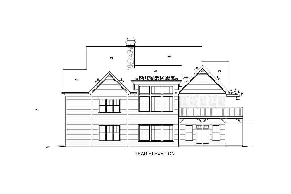 Plan 92314MX: One Story Craftsman-Style House Plan with Lower Level Expansion - 2333 Sq Ft - Image #7 - Craftsman, Traditional