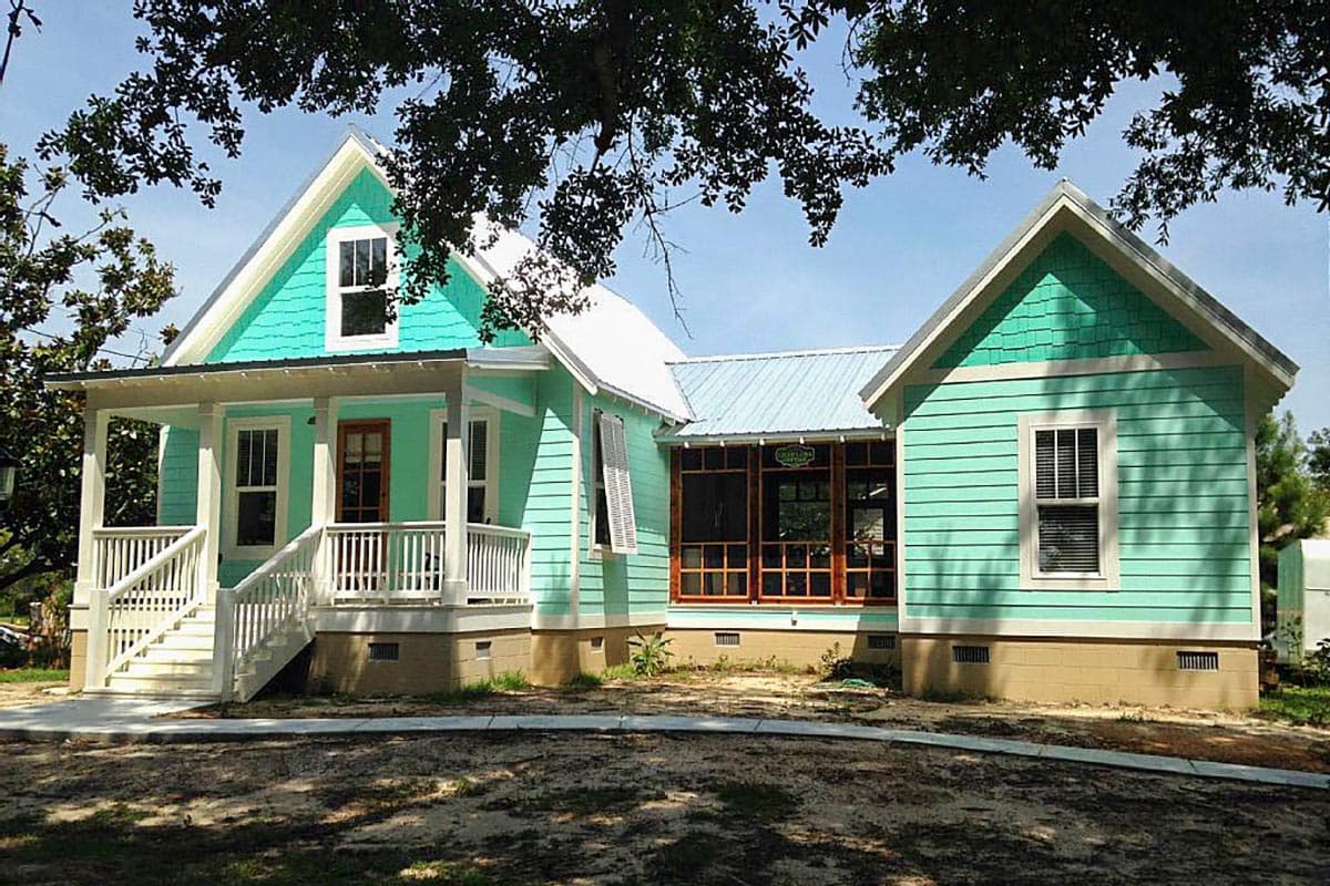 Plan 92318MX: 3 Bedroom Dogtrot House Plan - 1112 Sq Ft - Image #4 - Cabin, Cottage, Mountain, Rustic