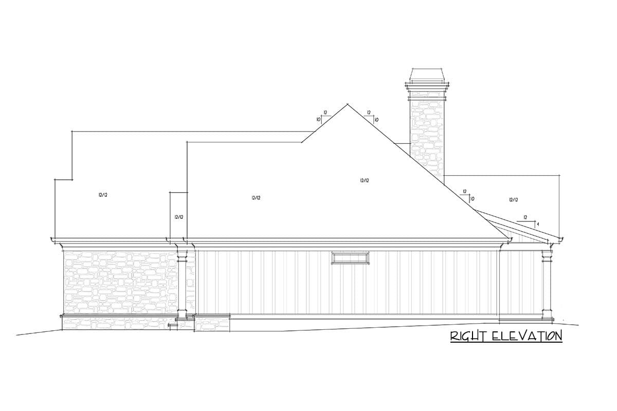 Plan 92326MX: Rustic Mountain Cottage with Vaulted Family Room - Image #6 - Cottage, Country, Craftsman, Mountain, Rustic