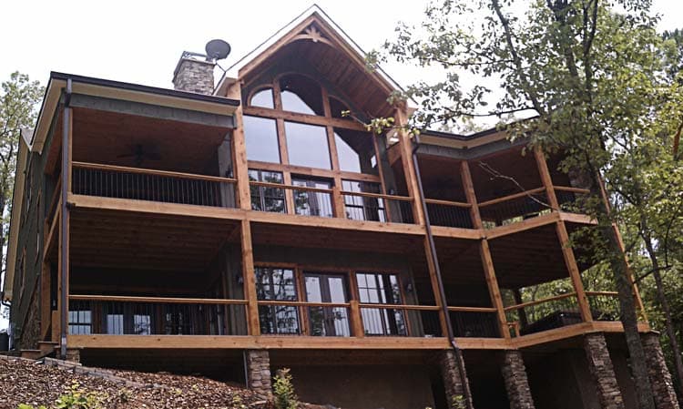 Plan 92328MX: Mountain (or Lake) House Plan with Outdoor Fireplace and Vaulted Ceilings - 2401 Sq Ft - Image #15 - Cabin, Cottage, Country, Craftsman, Mountain, Rustic