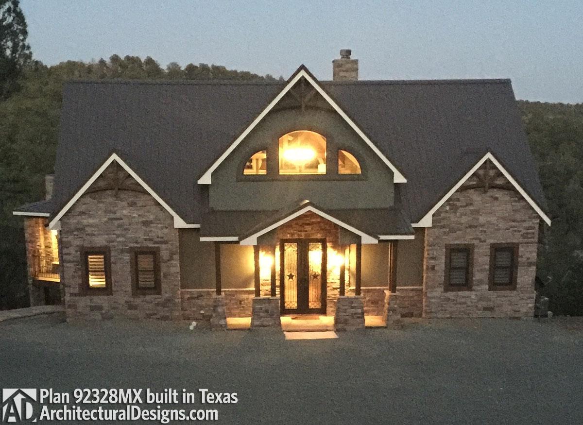 build gallery item - House Plan 92328MX built in Texas