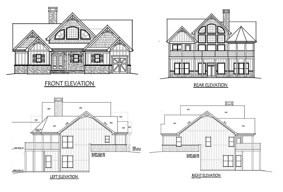 Plan 92340MX: Two Master Suite Escape - Image #28 - Country, Mountain, Northwest, Rustic