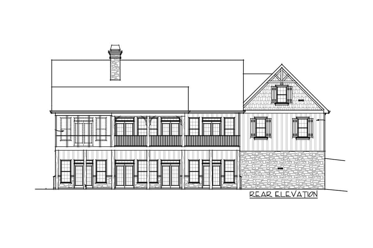 Plan 92341MX: Country Craftsman House Plan with Finished Lower Level - 3404 Sq Ft - Image #17 - Country, Craftsman, Mountain, Rustic