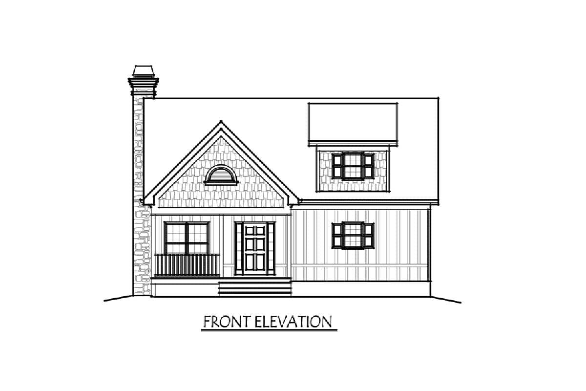 Plan 92353MX: Escape with Spacious Window Seat - Image #21 - Cabin, Cottage, Rustic