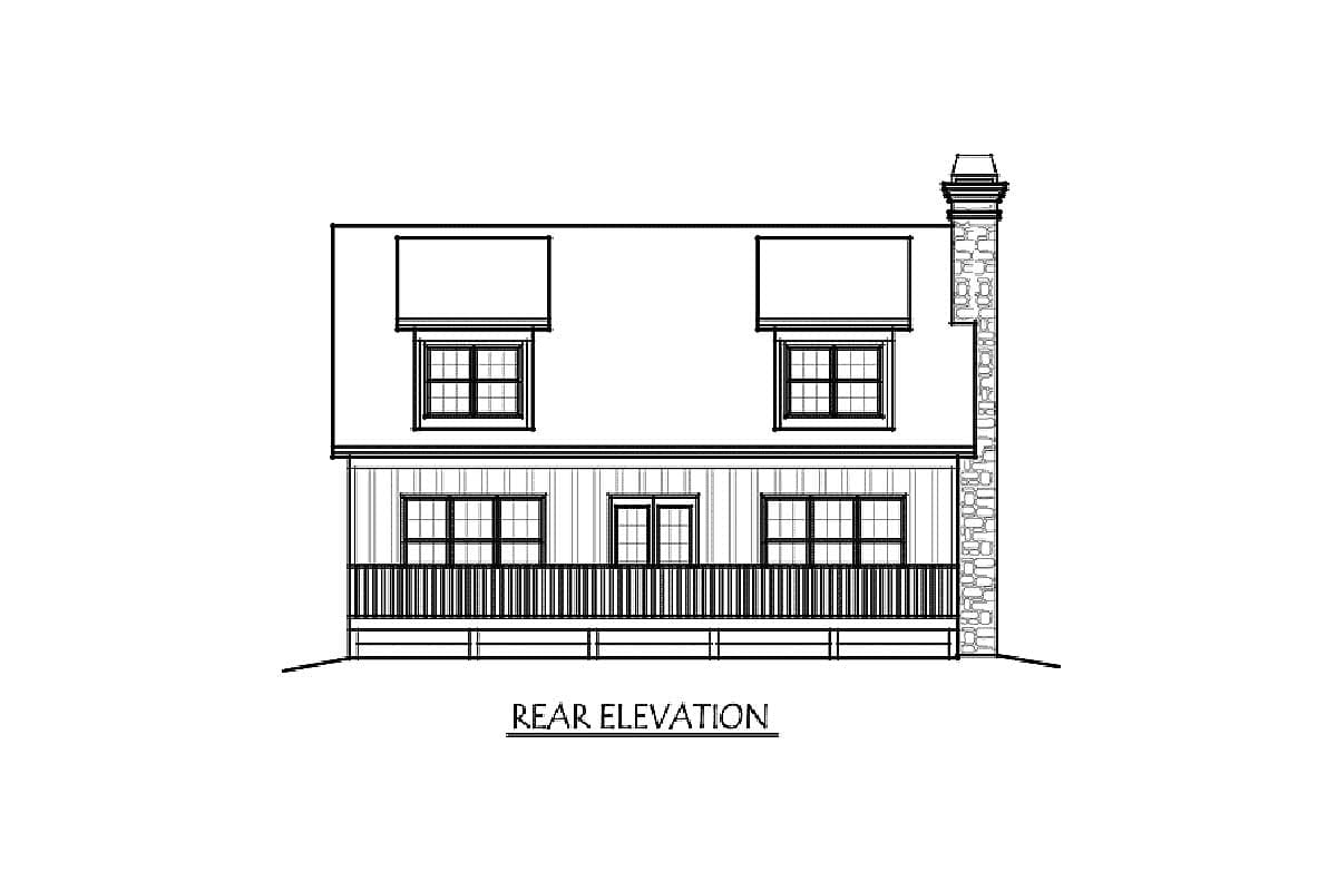 Plan 92353MX: Escape with Spacious Window Seat - Image #22 - Cabin, Cottage, Rustic