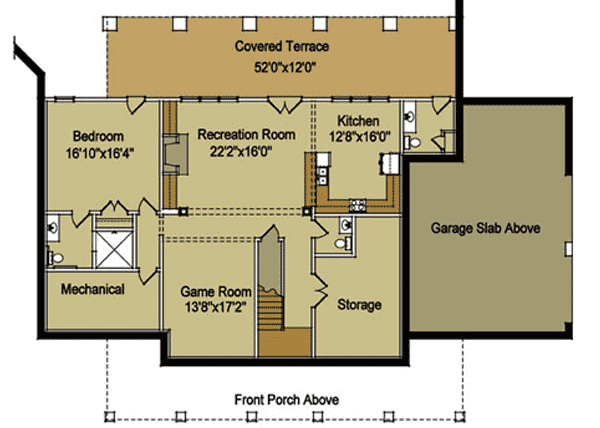 Plan 92355MX: Elegant Farmhouse Home Plan - 4171 Sq Ft - Floor Plan - Optional Finished Lower Level - Country, Farmhouse, Traditional