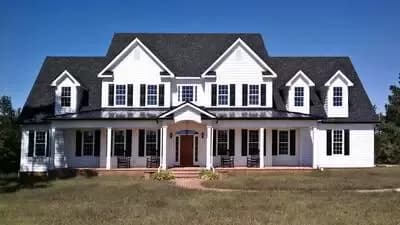 Elegant Farmhouse Home Plan - 4171 Sq Ft