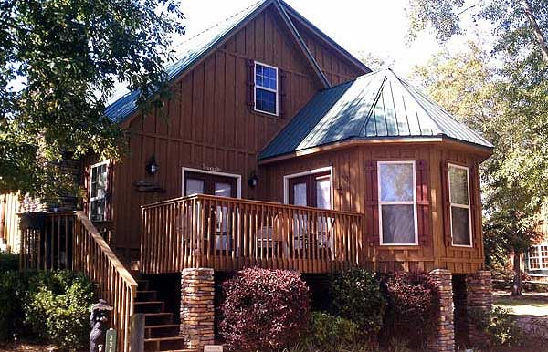 Plan 92356MX: Cabin Escape with Gazebo-Type Porch - 1380 Sq Ft - Image #5 - Cabin, Cottage, Mountain, Rustic