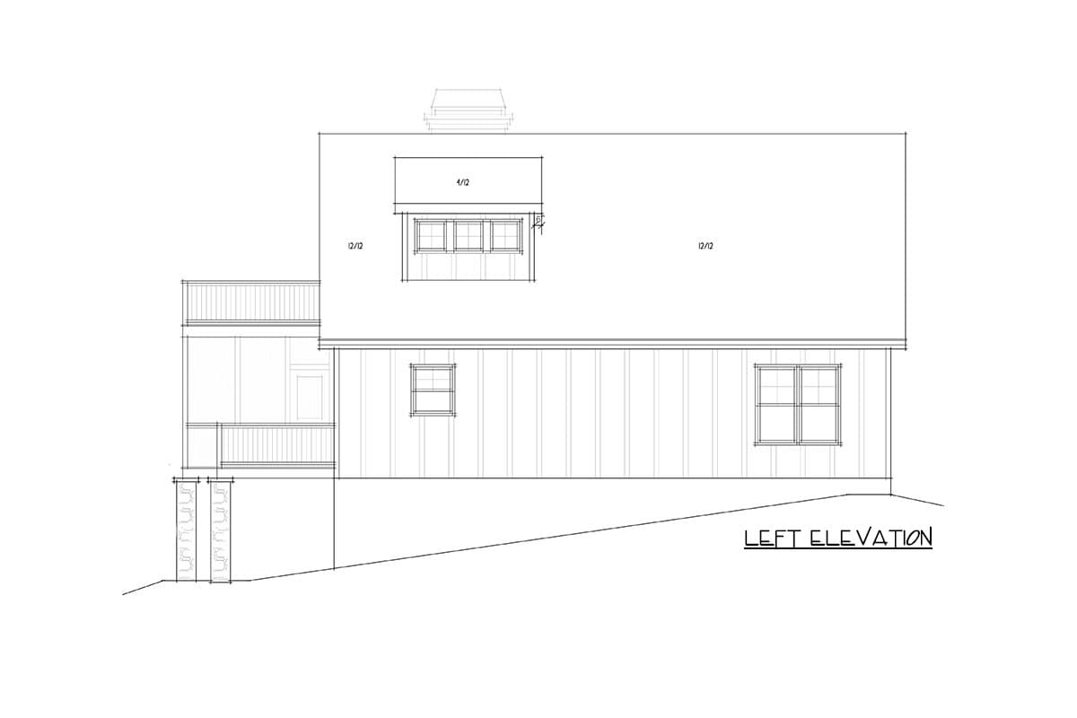 Plan 92359MX: Rustic 3 Bedroom Cottage House Plan - 1572 Sq Ft - Image #8 - Cabin, Cottage, Country, Mountain, Rustic