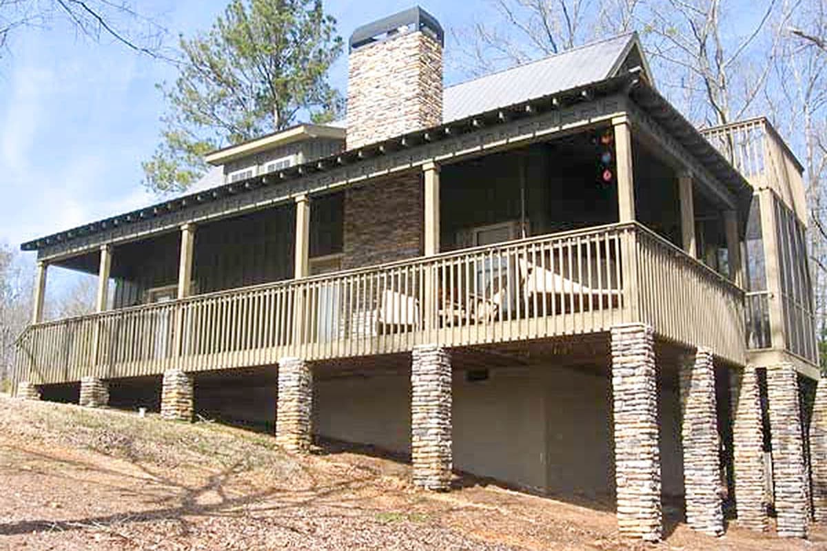 Plan 92359MX: Rustic 3 Bedroom Cottage House Plan - 1572 Sq Ft - Image #6 - Cabin, Cottage, Country, Mountain, Rustic