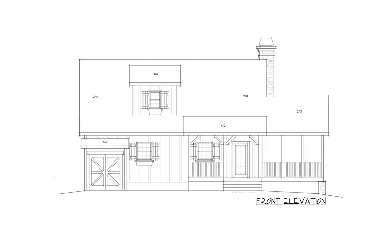 Plan 92360MX: 3 Bedroom Rustic Escape House Plan - 1543 Sq Ft - Image #9 - Cabin, Cottage, Country, Mountain, Rustic