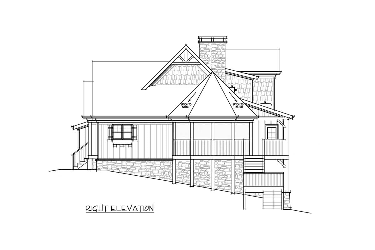 Plan 92361MX: Rustic Escape With Optional Lower Level - 1848 Sq Ft - Image #16 - Cottage, Craftsman, Mountain, Rustic