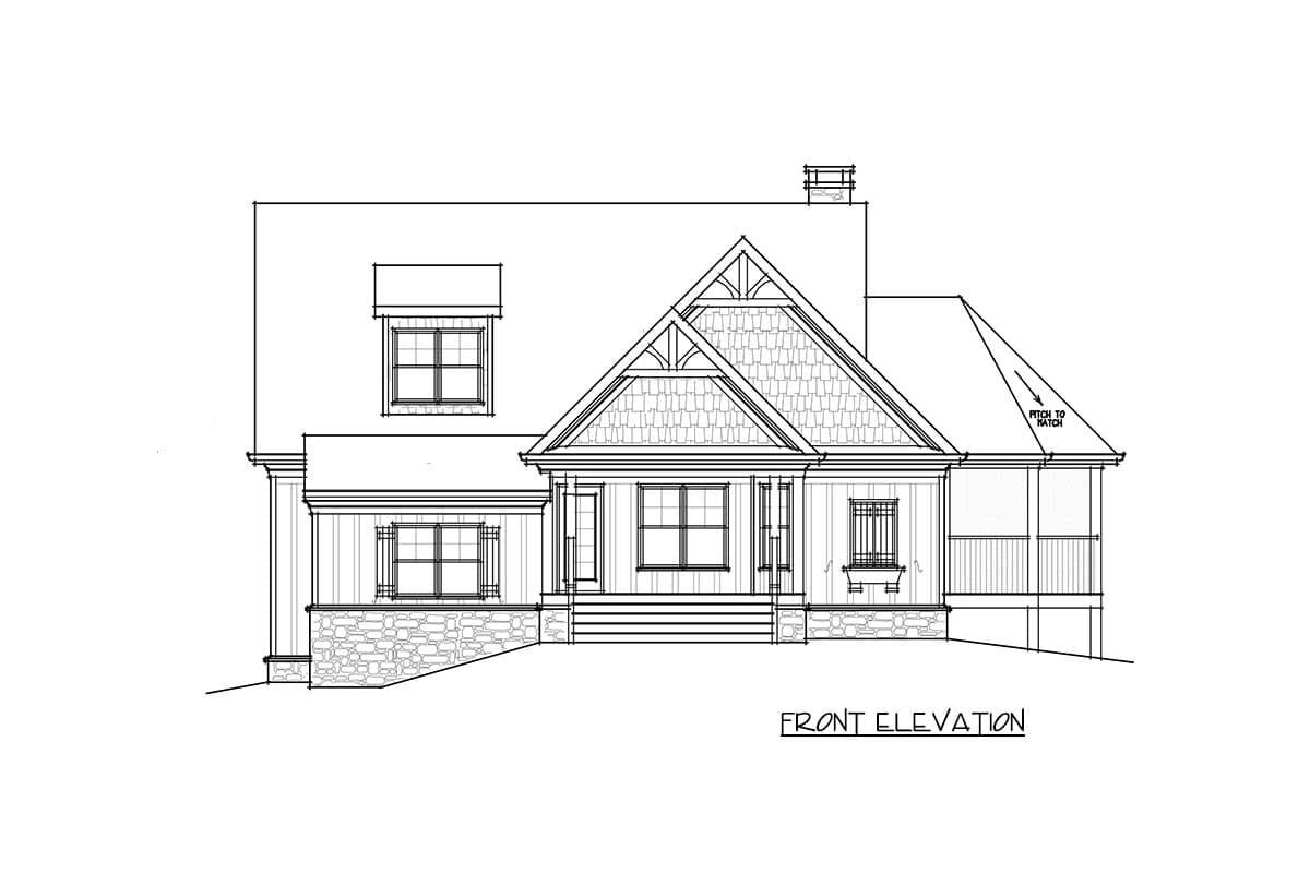 Plan 92361MX: Rustic Escape With Optional Lower Level - 1848 Sq Ft - Image #13 - Cottage, Craftsman, Mountain, Rustic