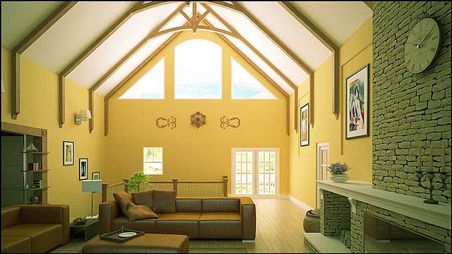 Plan 92362MX: Mountain and Lake Escape Home Plan - 2850 Sq Ft - Image #4 - Cottage, Mountain, Rustic