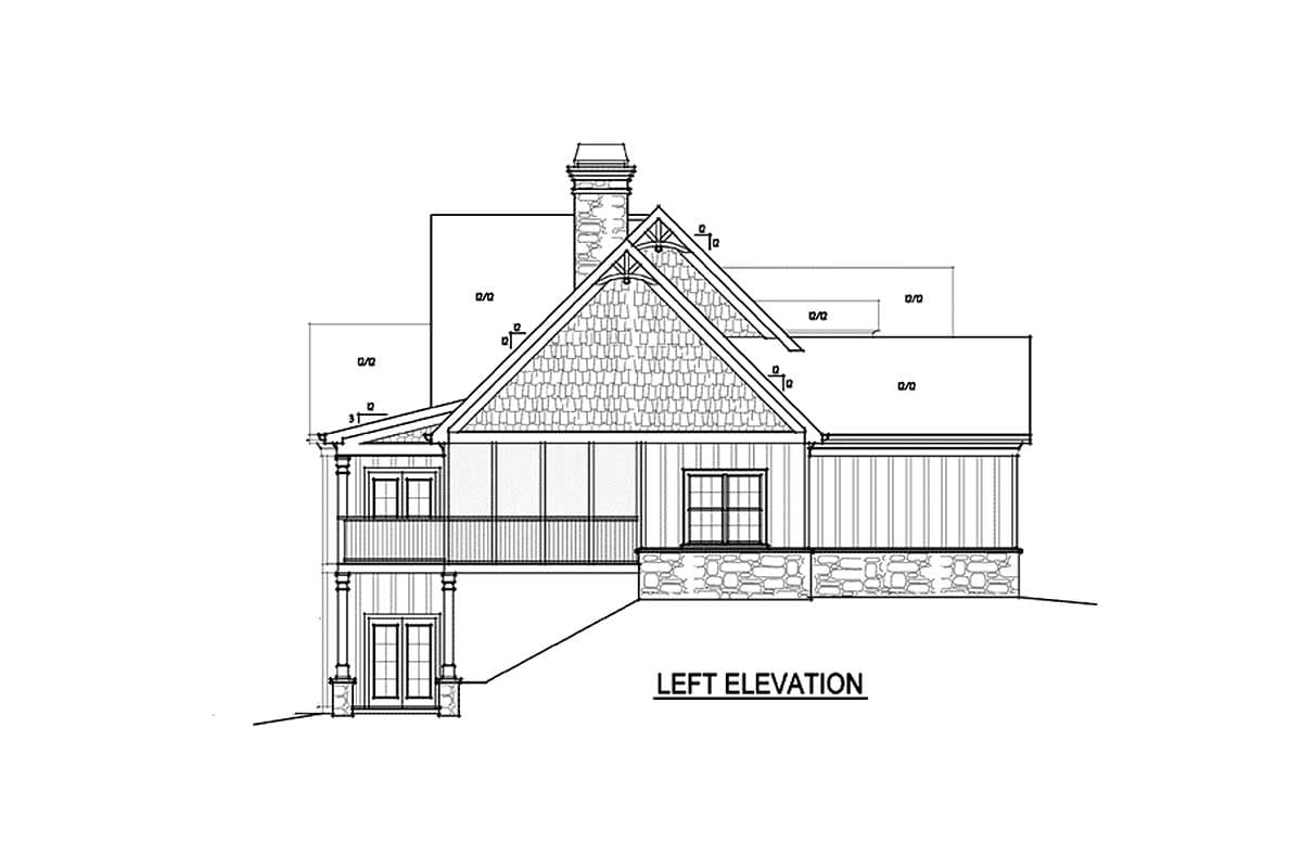 Plan 92366MX: Craftsman Escape With Bunk Room - 1765 Sq Ft - Image #35 - Country, Craftsman, Mountain, Rustic