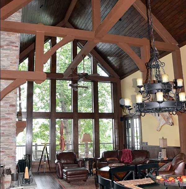 Plan 92367MX: Mountain Cottage House Plan Under 2000 Square Feet with Drive-Under Garage - Image #9 - Craftsman, Mountain, Rustic