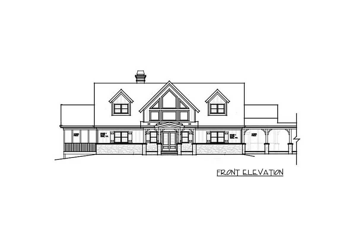 Plan 92368MX: Exclusive Mountain Craftsman Home Plan - 2488 Sq Ft - Image #22 - Country, Craftsman, Mountain, Rustic