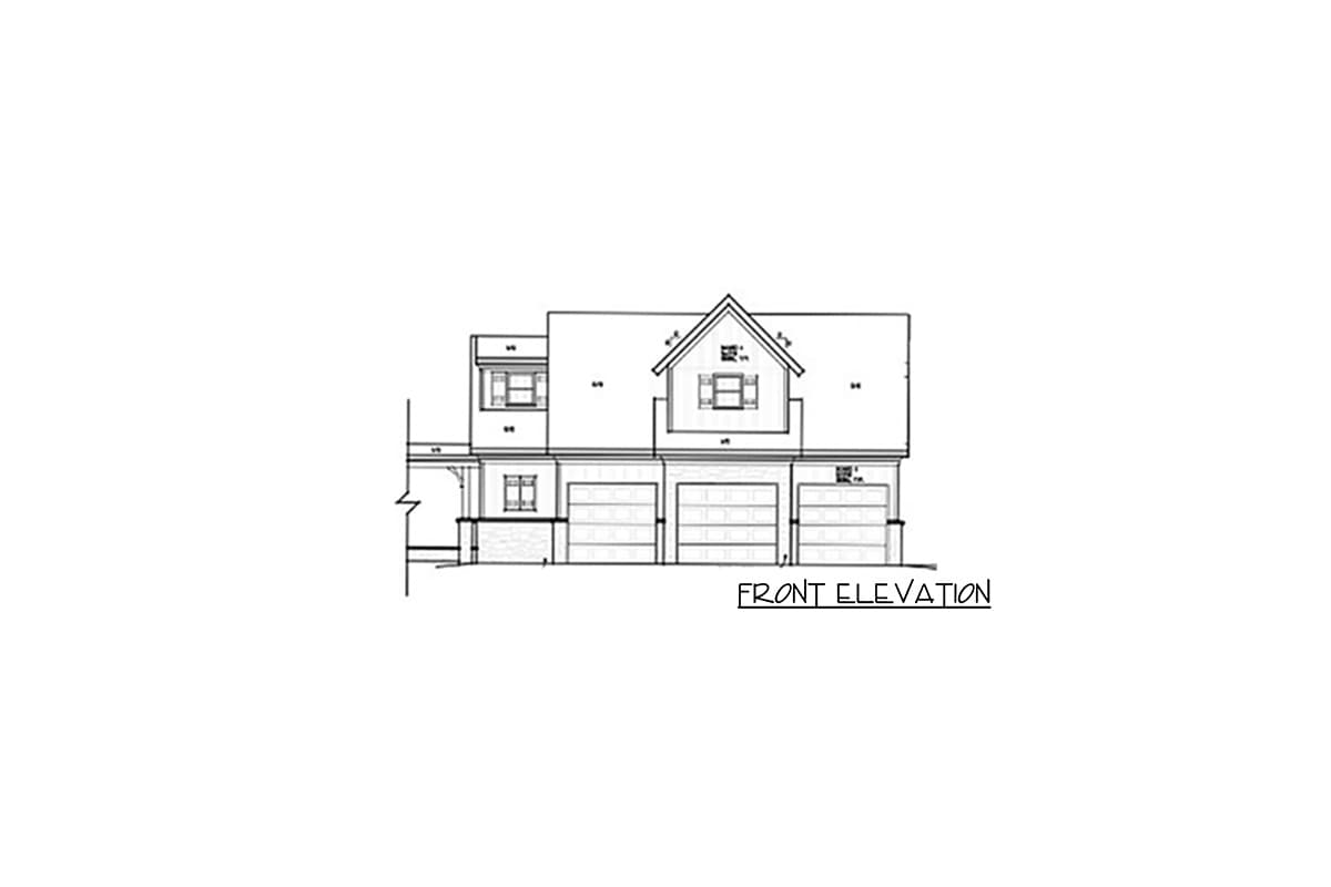 Plan 92369MX: 3 Car 1025 Square Foot Rustic Garage with 803 Square Feet of Living Above - Image #7 - Carriage, Cottage, Craftsman, Mountain, Rustic