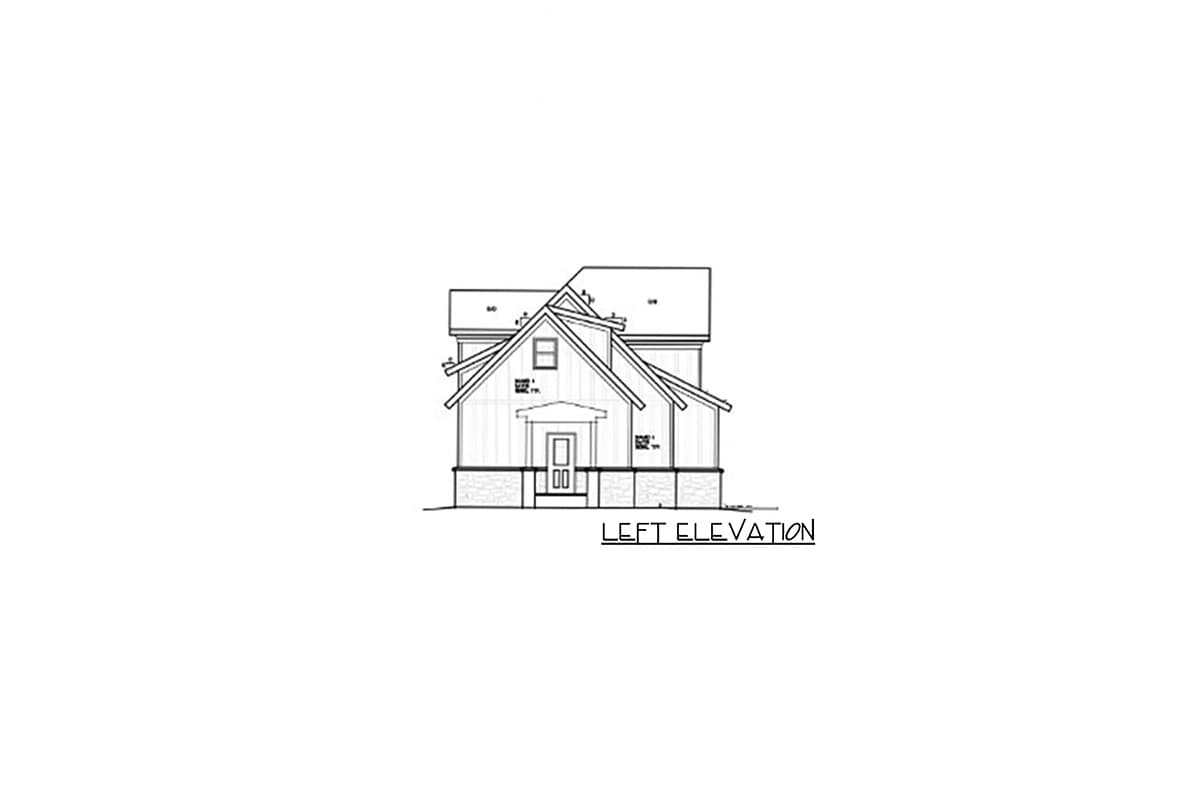 Plan 92369MX: 3 Car 1025 Square Foot Rustic Garage with 803 Square Feet of Living Above - Image #9 - Carriage, Cottage, Craftsman, Mountain, Rustic
