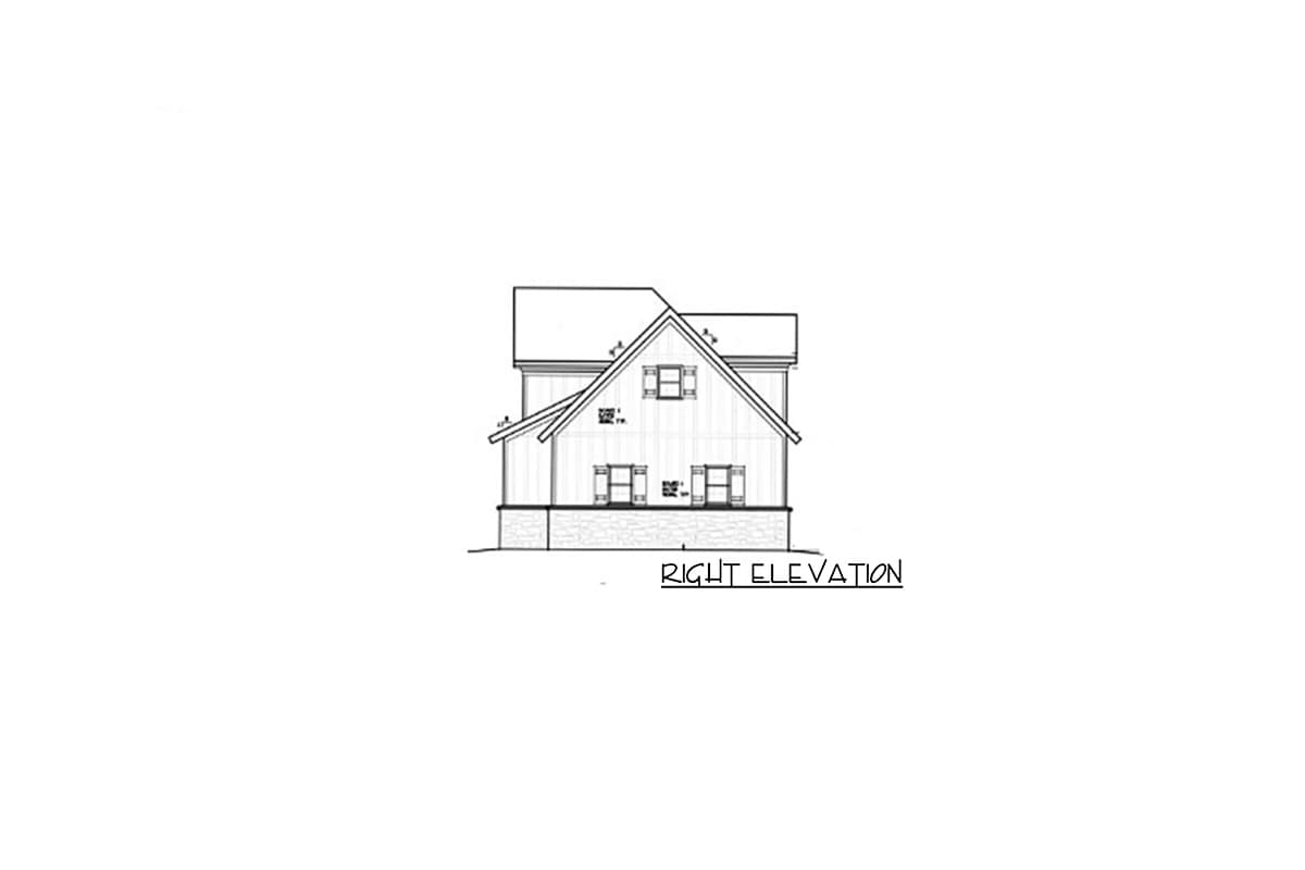 Plan 92369MX: 3 Car 1025 Square Foot Rustic Garage with 803 Square Feet of Living Above - Image #8 - Carriage, Cottage, Craftsman, Mountain, Rustic