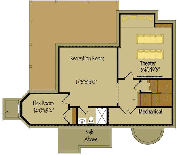 Plan 92370MX: 3 Bed Fairy Tale House Plan - 1932 Sq Ft - Floor Plan - Optional Finished Lower Level - Cottage, Country, Craftsman, Mountain, Rustic