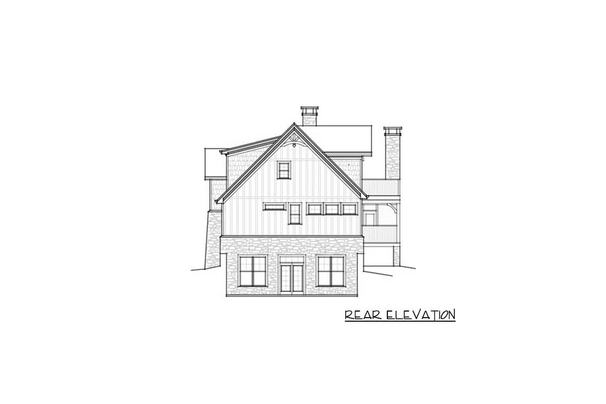 Plan 92371MX: 3 Bed Rustic House Plan with Views Out Back - 1946 Sq Ft - Image #18 - Cottage, Country, Mountain, Rustic, Vacation