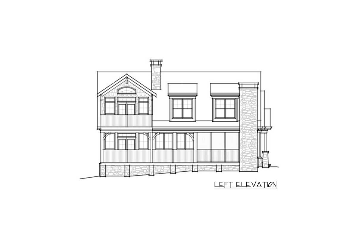 Plan 92371MX: 3 Bed Rustic House Plan with Views Out Back - 1946 Sq Ft - Image #17 - Cottage, Country, Mountain, Rustic, Vacation