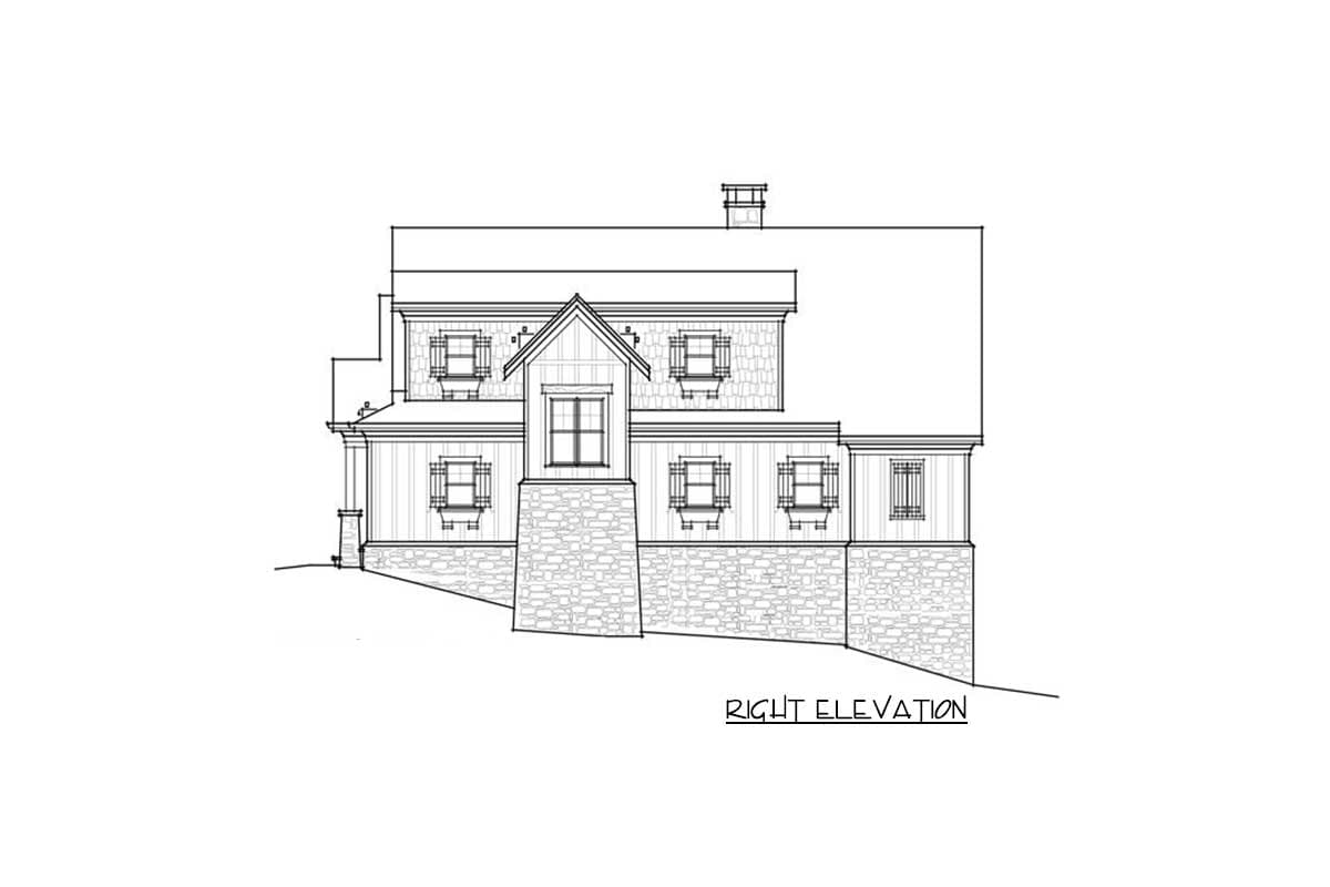 Plan 92371MX: 3 Bed Rustic House Plan with Views Out Back - 1946 Sq Ft - Image #19 - Cottage, Country, Mountain, Rustic, Vacation