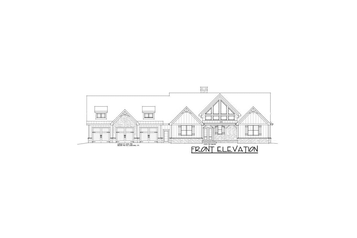 Plan 92373MX: Exclusive 3 Bedroom Mountain Retreat - Image #12 - Craftsman, Mountain, Rustic