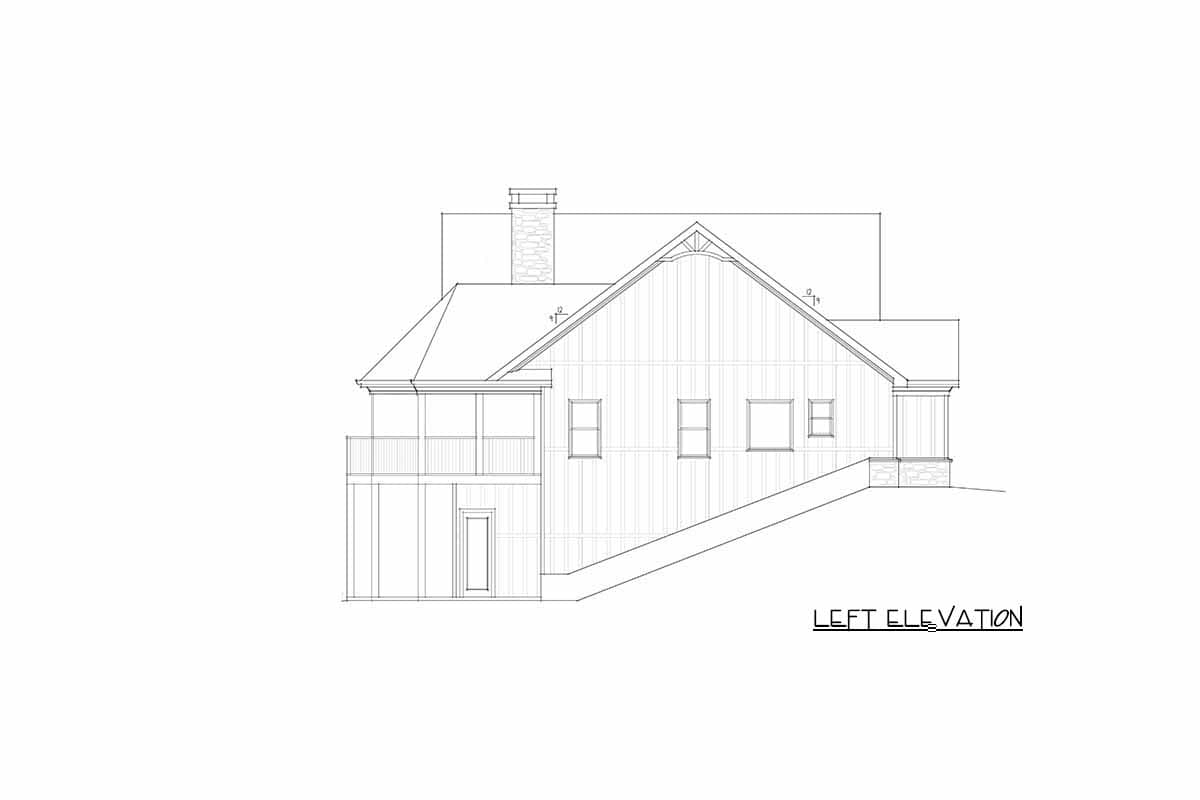 Plan 92374MX: 3-Car Garage Mountain Cottage with Room for Expansion - 1989 Sq Ft  - Image #20 - Craftsman, Mountain, Rustic, Vacation