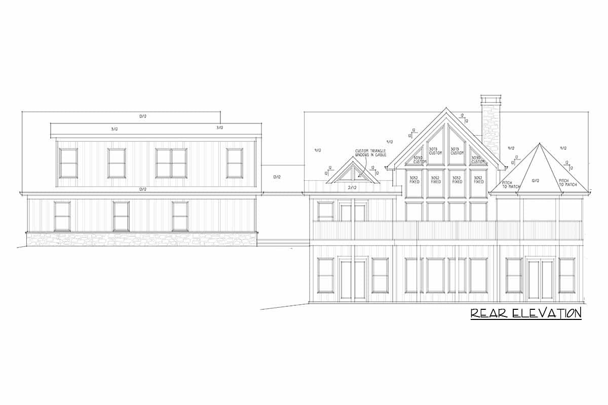 Plan 92374MX: 3-Car Garage Mountain Cottage with Room for Expansion - 1989 Sq Ft  - Image #21 - Craftsman, Mountain, Rustic, Vacation