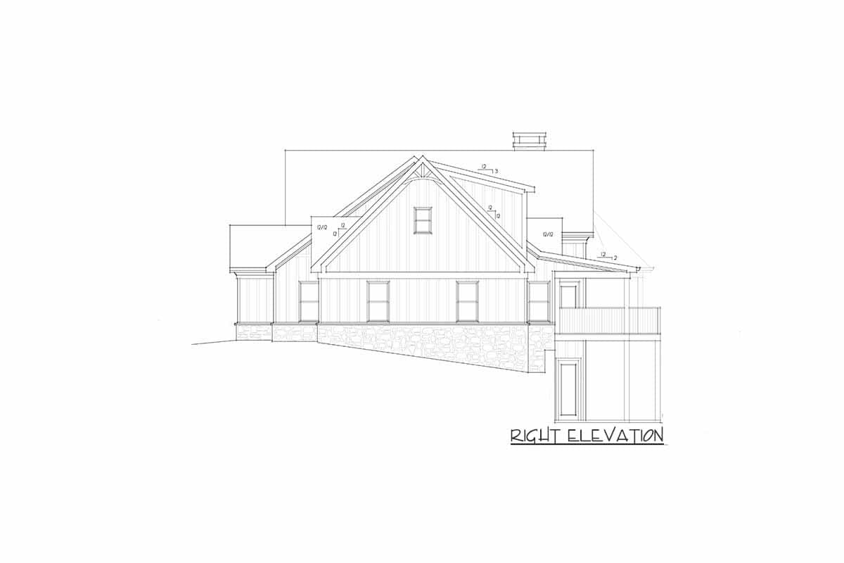 Plan 92374MX: 3-Car Garage Mountain Cottage with Room for Expansion - 1989 Sq Ft  - Image #19 - Craftsman, Mountain, Rustic, Vacation