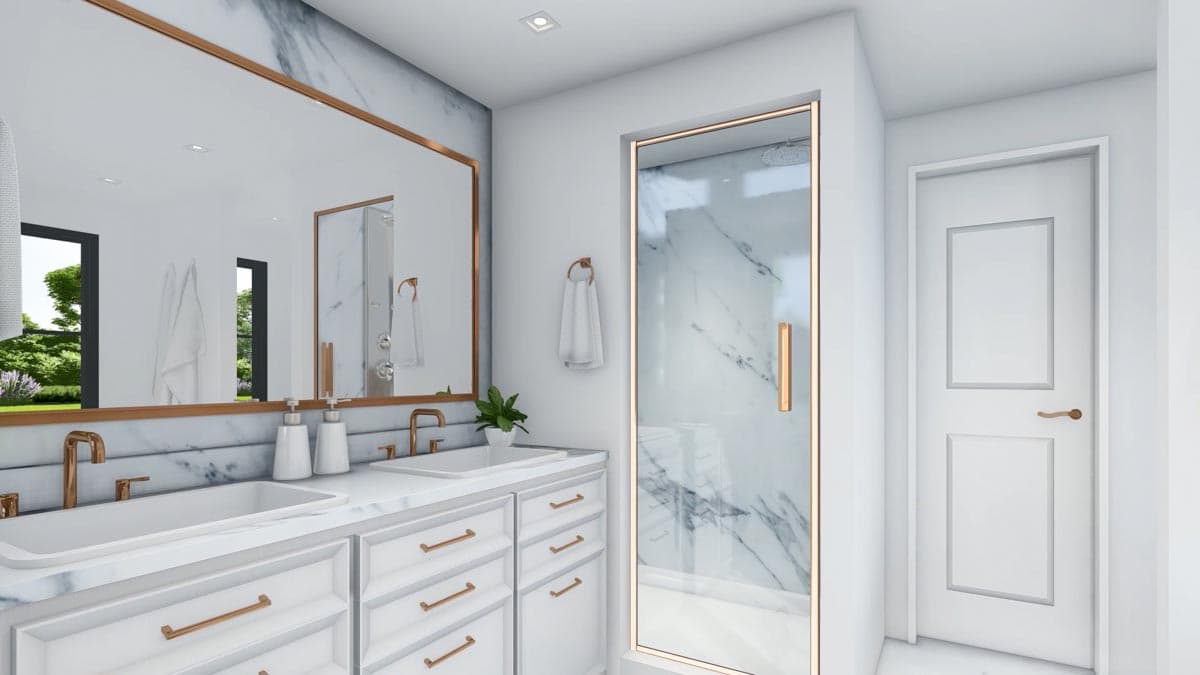 Plan 92374MX: 3-Car Garage Mountain Cottage with Room for Expansion - 1989 Sq Ft  - Image #14 - Craftsman, Mountain, Rustic, Vacation