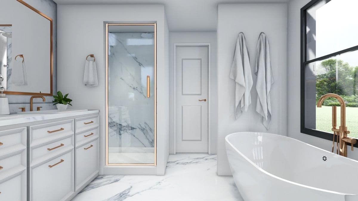 Plan 92374MX: 3-Car Garage Mountain Cottage with Room for Expansion - 1989 Sq Ft  - Image #15 - Craftsman, Mountain, Rustic, Vacation