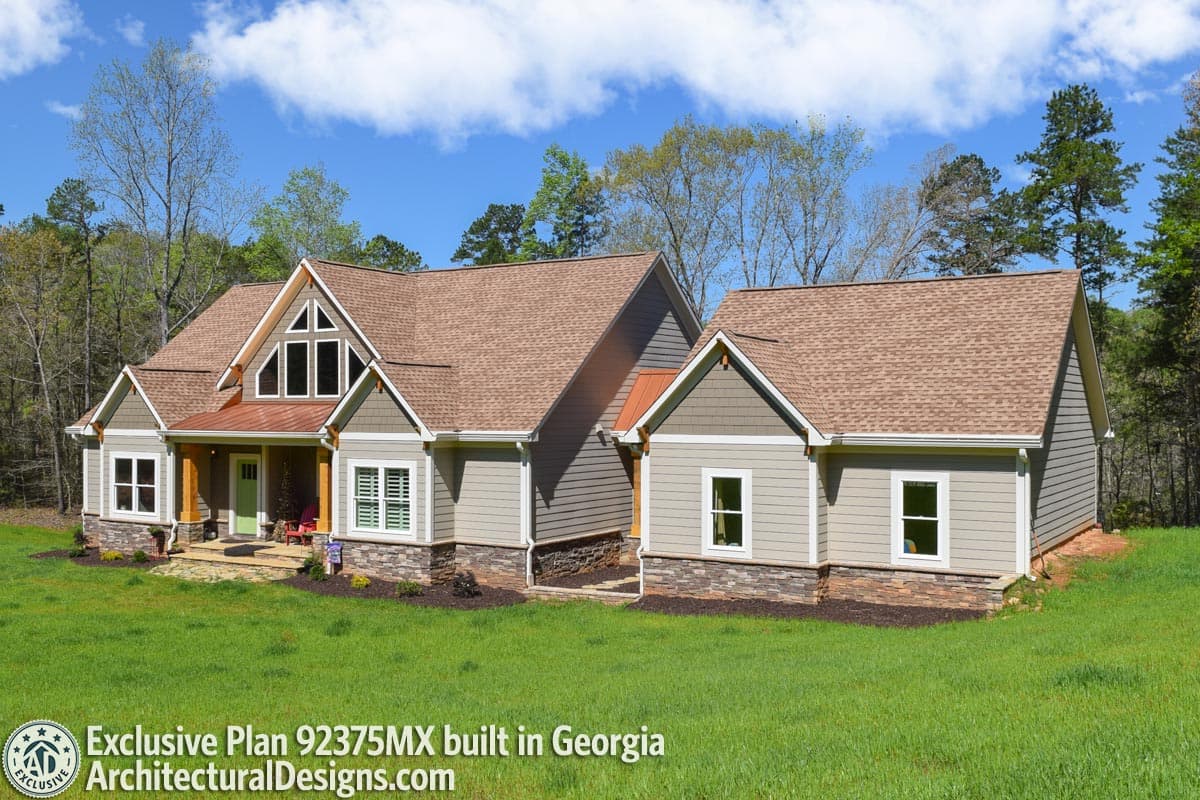 build gallery item - Exclusive House Plan 92375MX Comes to Life in Georgia