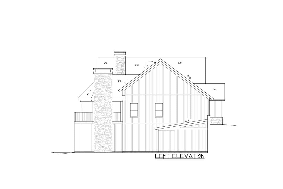 Plan 92375MX: Mountain Cottage with Amazing Outdoor Spaces - 1989 Sq Ft - Image #45 - Country, Craftsman, Modern Farmhouse, Mountain, New American, Rustic