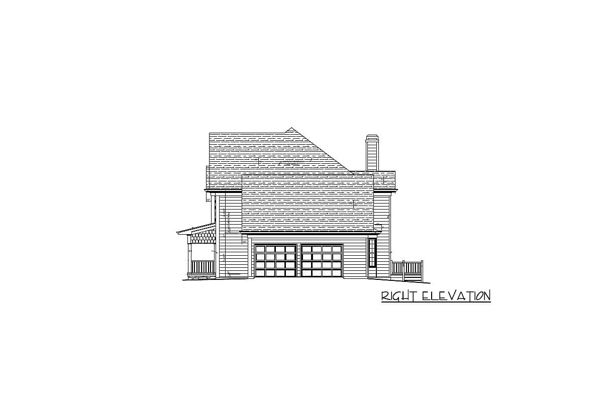 Plan 9258VS: 4-Bed House Plan with Bonus Room with Two Access Points - Image #8 - Farmhouse, Traditional