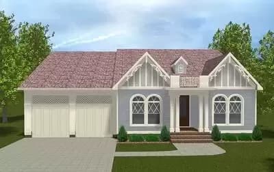 One Floor Living in Two Exteriors