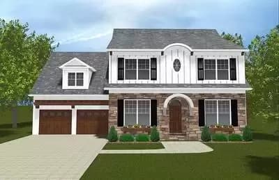 Attractive Home Plan with Intricate Ceilings