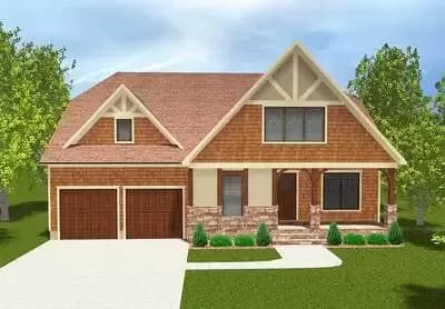 Flexible Two Story Home Plan