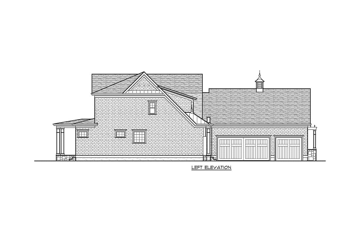 Plan 93058EL: Stunning Shingle Style Home Plan - Image #4 - New American, Shingle, Traditional