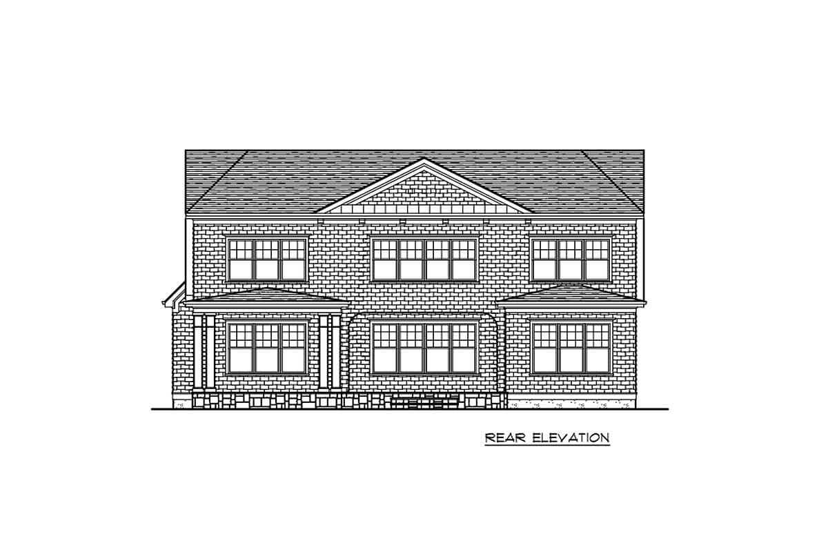 Plan 93058EL: Stunning Shingle Style Home Plan - Image #5 - New American, Shingle, Traditional