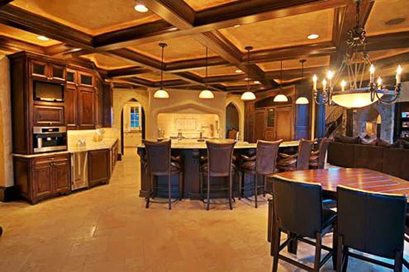 Plan 93077EL: French Country Estate House Plan - 6433 Sq Ft - Architectural Designs - Image #4 - European, French Country, Traditional