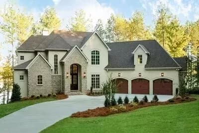 Spacious European House Plan with Extras