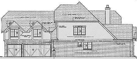 Plan 9312EL: English Manor With Main Floor Master - Image #5 - European, Tudor