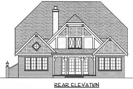 Plan 9312EL: English Manor With Main Floor Master - Image #7 - European, Tudor